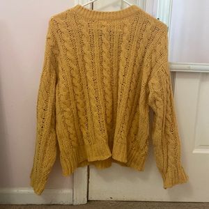American Eagle yellow knitted sweater, size - Small